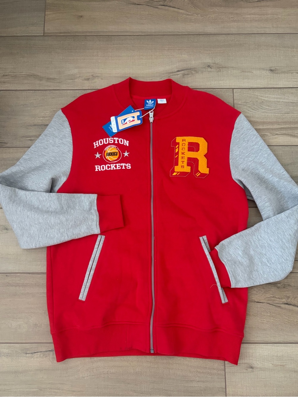 Adidas Vintage Rockets Varsity Jacket sz XXL NWT